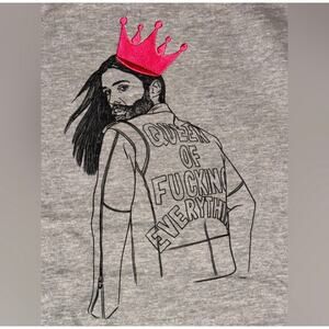 Queer Eye Embroidered Queen of F***** Everything Sweatshirt Sz. 3X